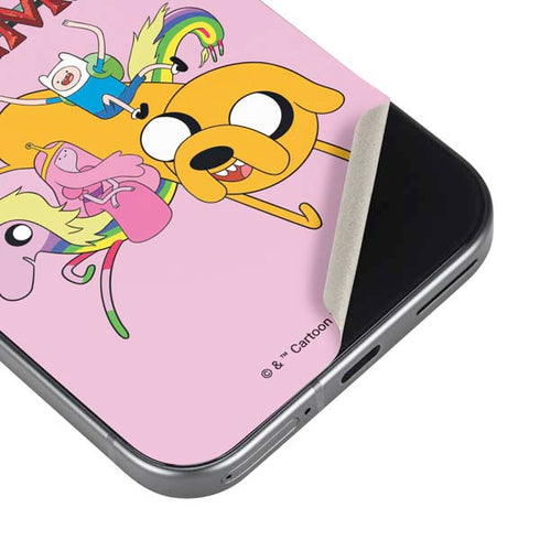 Adult Swim Adventure Time Riding in a Unicorn Pixel 9 Pro XL Skin